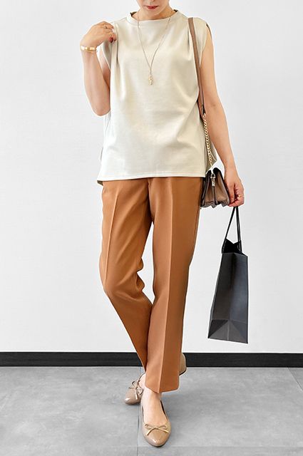 帰省シーズンの装いもバッチリ<br>【ダブルクロス・テーパード】