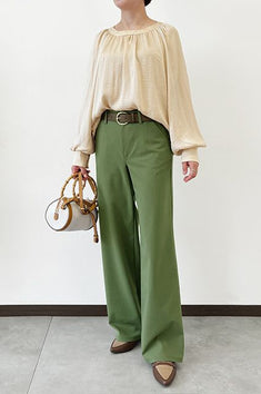 秋の上品ダークグリーン<br>【クラッシーチノ・ワイド】