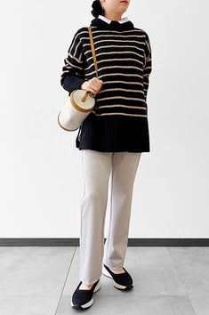 花粉やホコリもつきにくい、これから大活躍しそうなラクチンパンツ!<br>【ケトレル・ストレート】