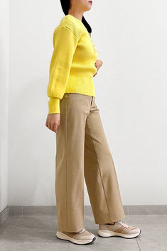 どんな角度でも美しいワイドシルエット<br>【クラッシーチノ・ワイド(センタープレスあり)】