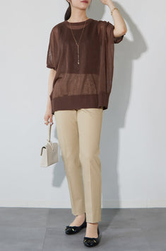 涼しさも叶える秋コーデ<br>【オックスフォード・テーパード】