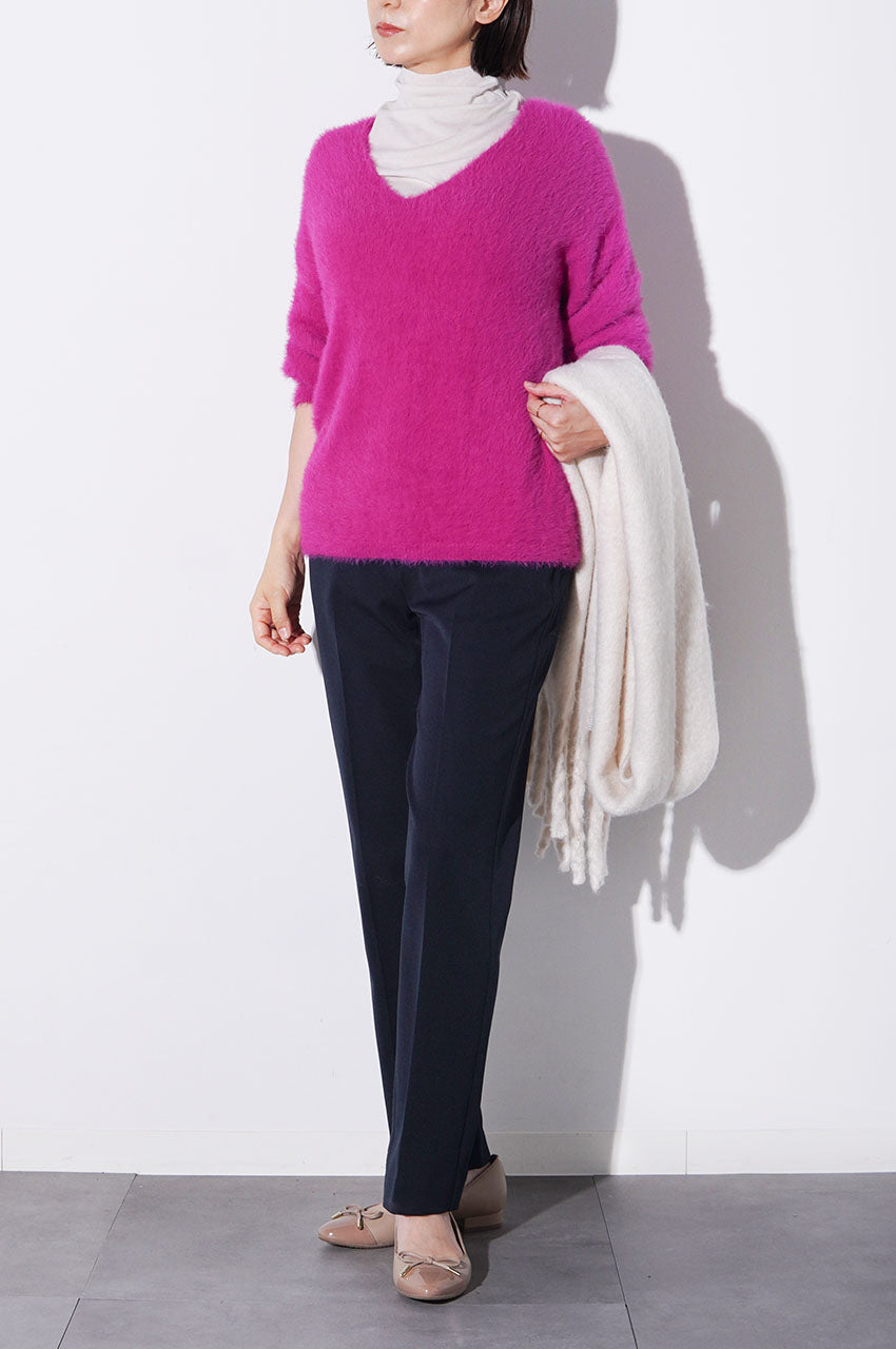 ニットコーデを上品にアップデート!<br>【ミルキーウォーム・テーパード】