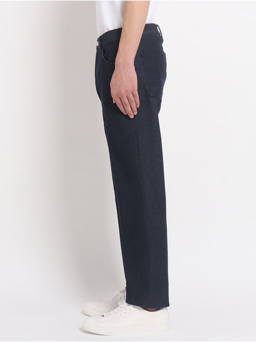 ジーンズライク・ストレートパンツ