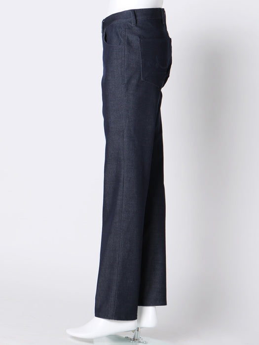 ジーンズライク・ストレートパンツ