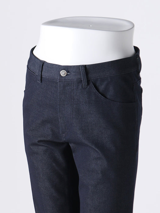 ジーンズライク・ストレートパンツ