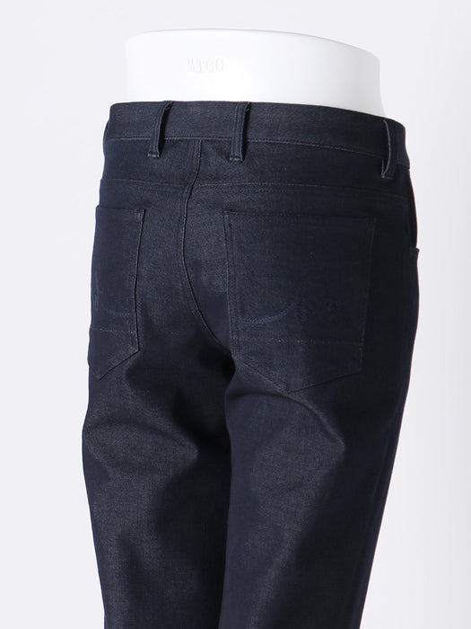 ジーンズライク・ストレートパンツ