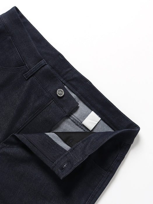 ジーンズライク・ストレートパンツ
