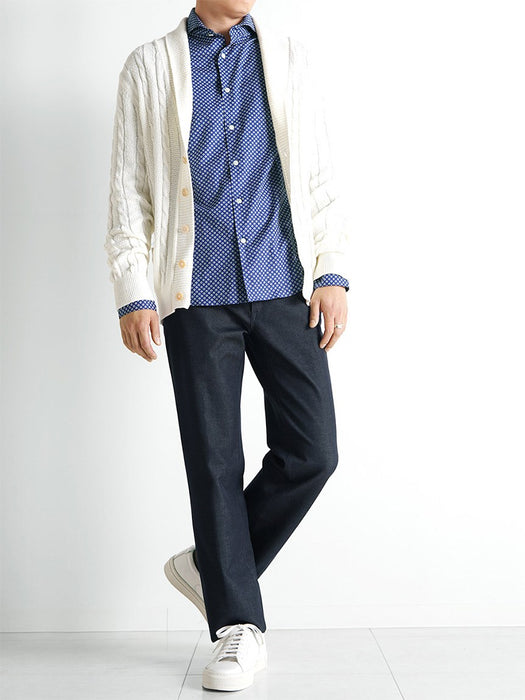 ジーンズライク・ストレートパンツ