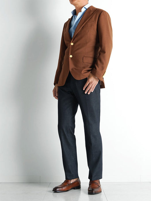 ジーンズライク・ストレートパンツ