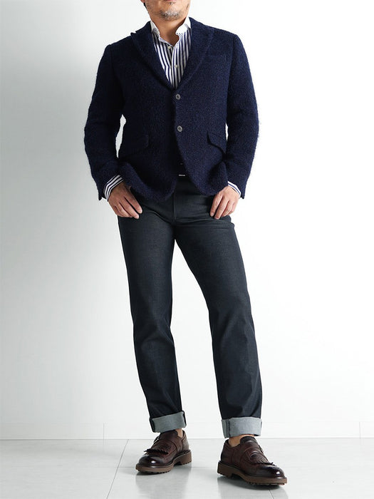 ジーンズライク・ストレートパンツ