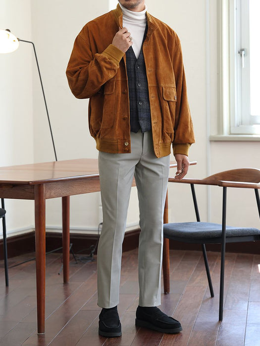 オックスフォード・スリムパンツ