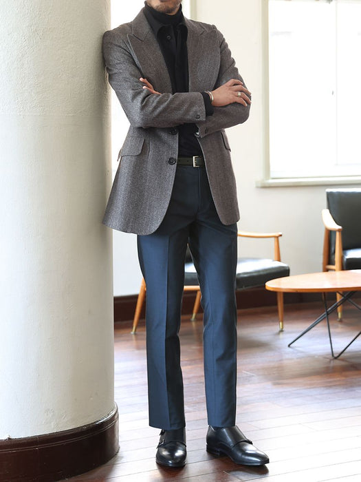 オックスフォード・スリムパンツ