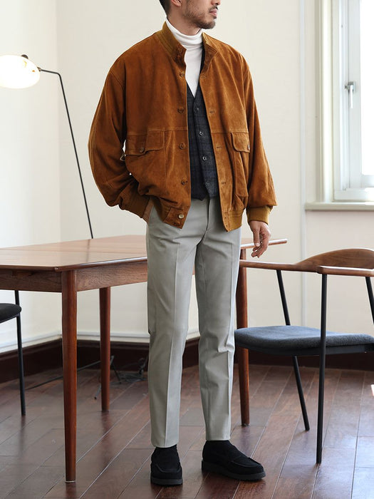 オックスフォード・スリムパンツ