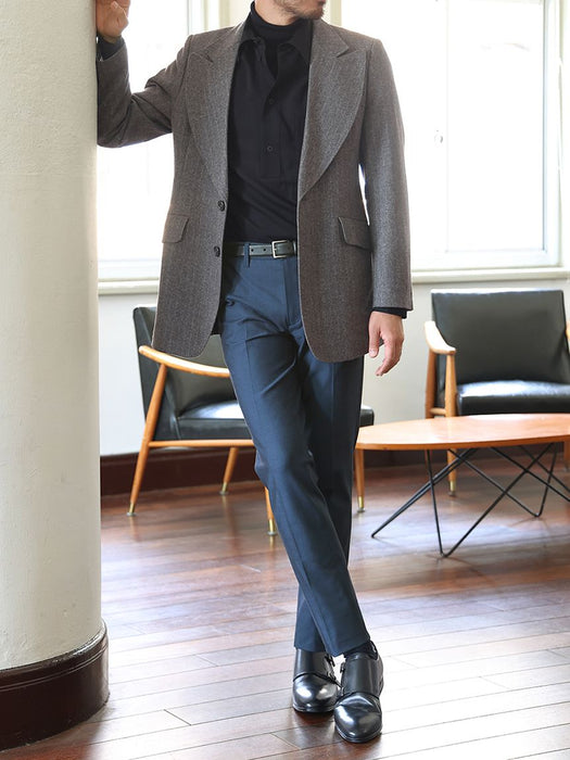 オックスフォード・スリムパンツ