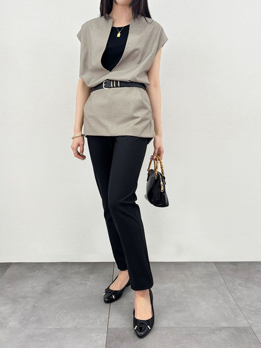 シャドウ・スリムパンツ