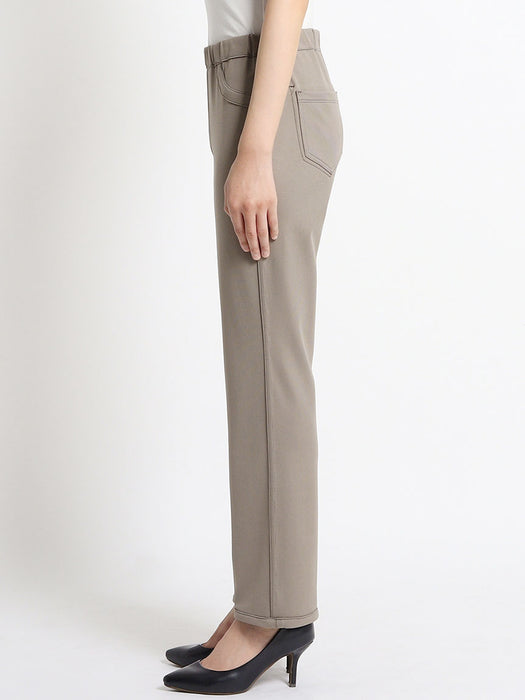 つんぱびたスムース・ストレートパンツ