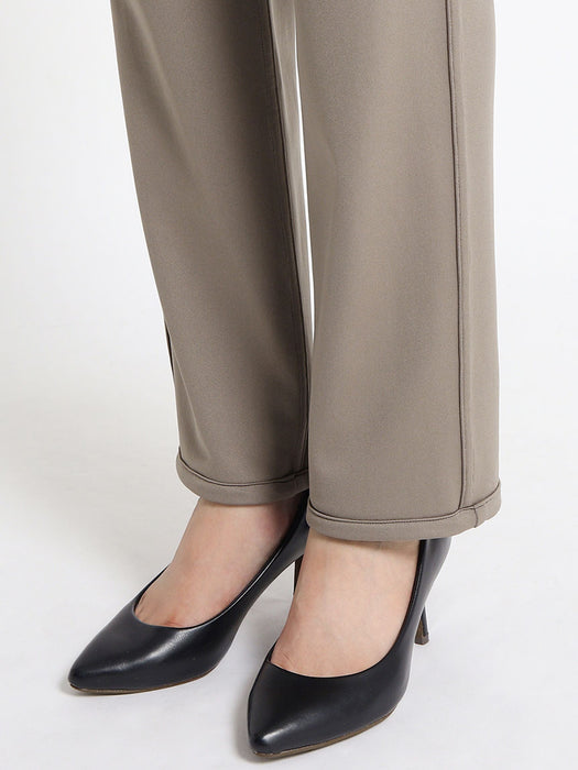 つんぱびたスムース・ストレートパンツ