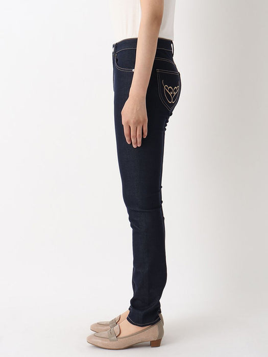 ジーンズライク・スリムパンツ