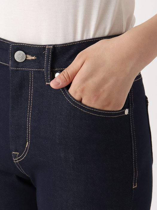 ジーンズライク・スリムパンツ