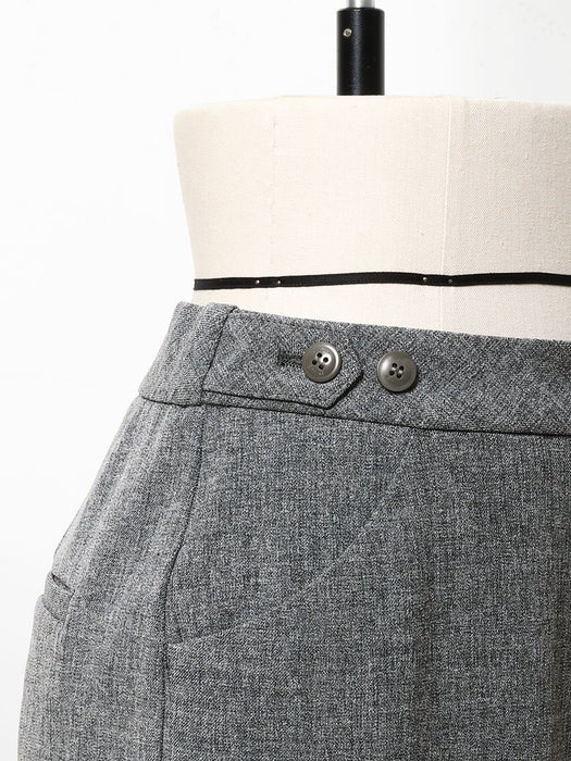 ドライウーリー・ワイドパンツ