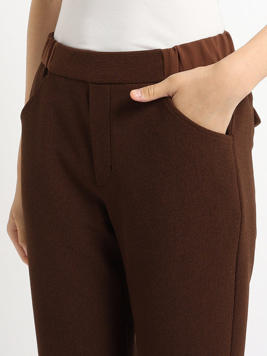 コーデュロイニット・ストレートパンツ
