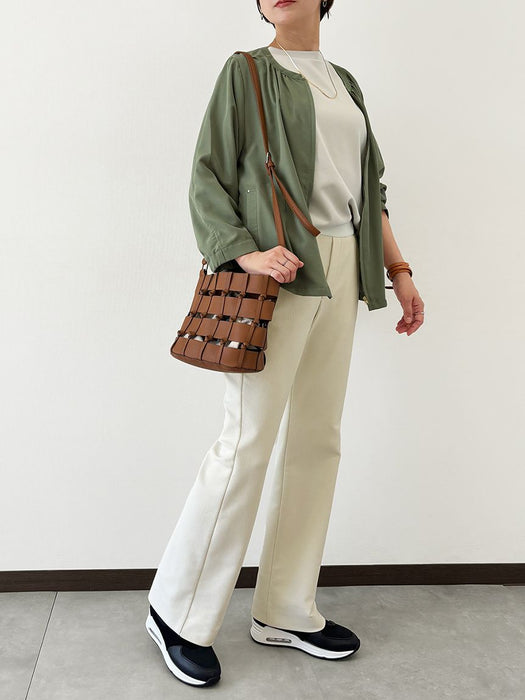 コーデュロイニット・ストレートパンツ