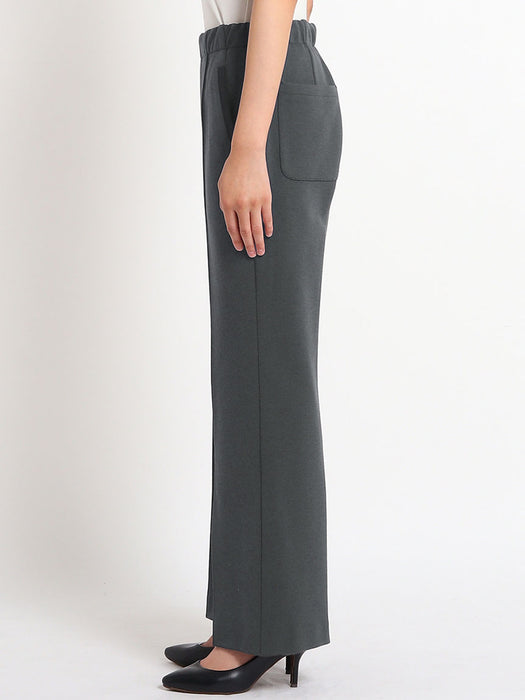 ウォームニット・ワイドパンツ