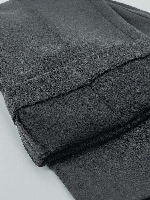 ウォームニット・ワイドパンツ