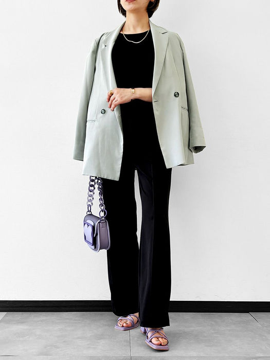 ファインニット・ワイドパンツ