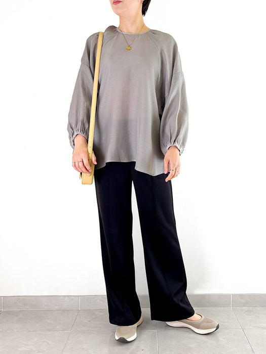 ファインニット・ワイドパンツ