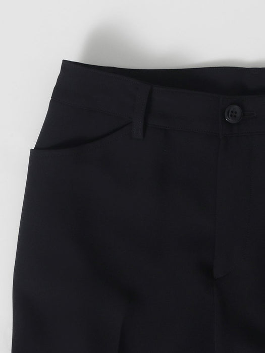 ダブルクロス・セミフレアパンツ