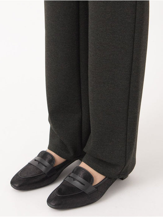 ベーシックニット・ストレートパンツ