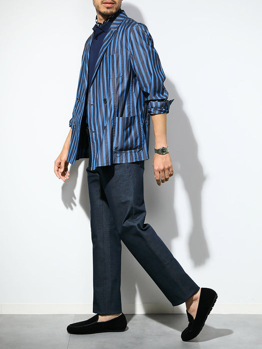 ジーンズライク・ストレートパンツ