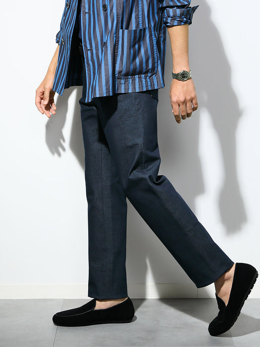ジーンズライク・ストレートパンツ