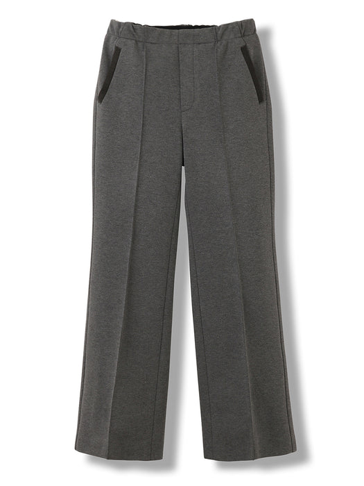 ウォームニット・ワイドパンツ