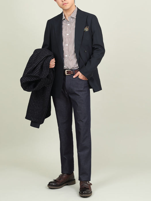 ジーンズライク・ストレートパンツ