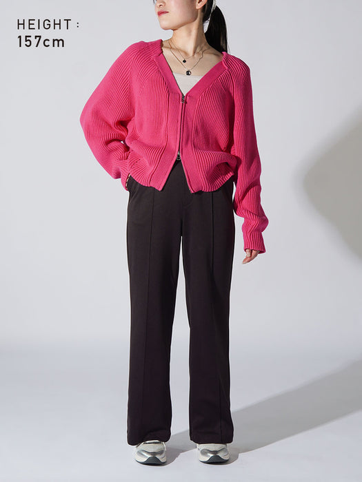 ファインニット・ワイドパンツ