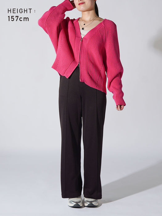 ファインニット・ワイドパンツ