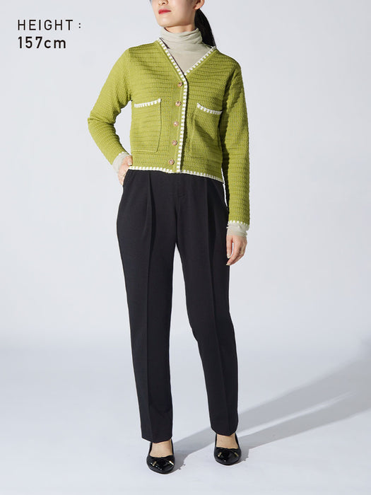 ラグジュアリーウール・テーパードパンツ