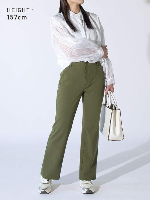 コットン+3・スニーカーカットパンツ