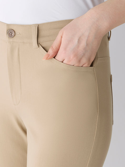 サテン・スリムパンツ