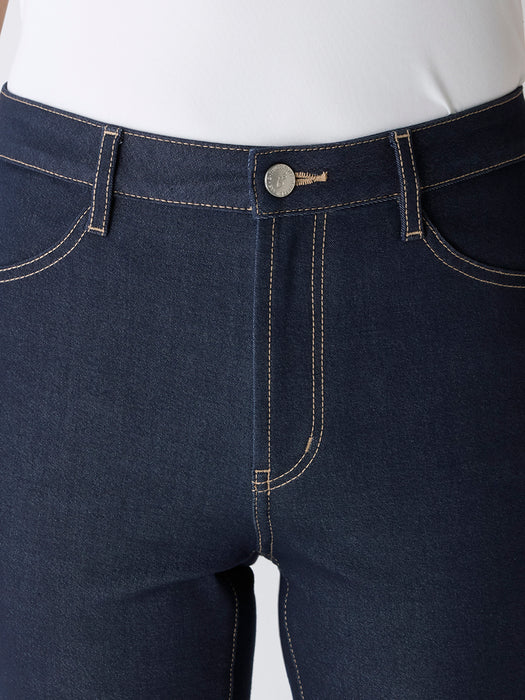 ジーンズライク+3・スニーカーカットパンツ