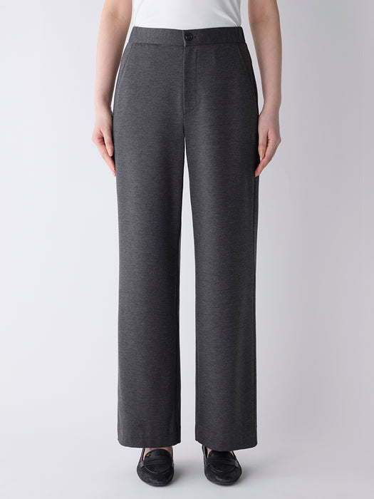 ベーシックニットウォーム・ワイドパンツ
