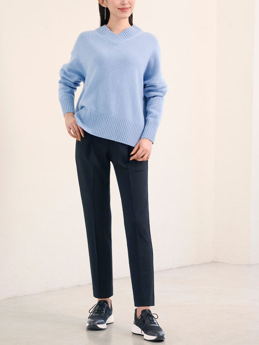 ラグジュアリーウール・テーパードパンツ