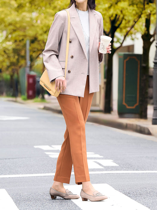 ダブルクロス・テーパードパンツ