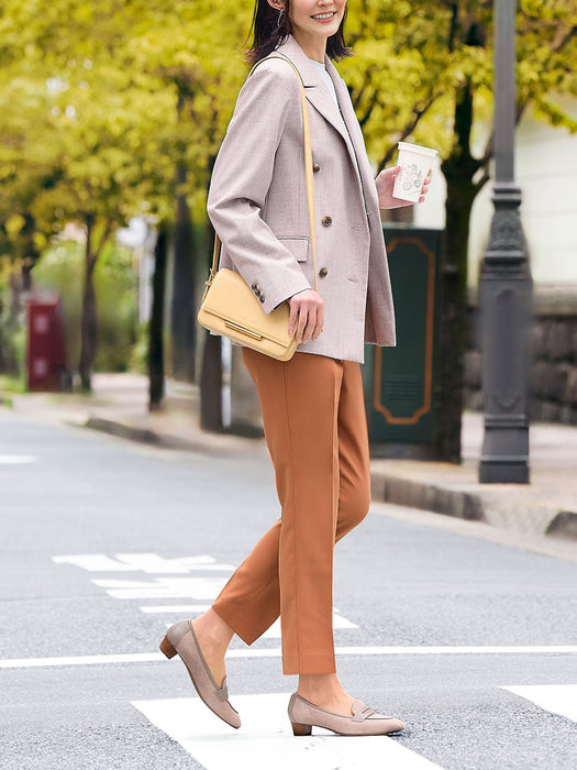 ダブルクロス・テーパードパンツ