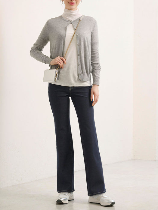 ジーンズライク+3・スニーカーカットパンツ