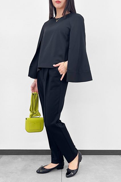 ラクなのに、はくだけでリッチな装いになるウールパンツ<br>【ラグジュアリーウール・テーパード】