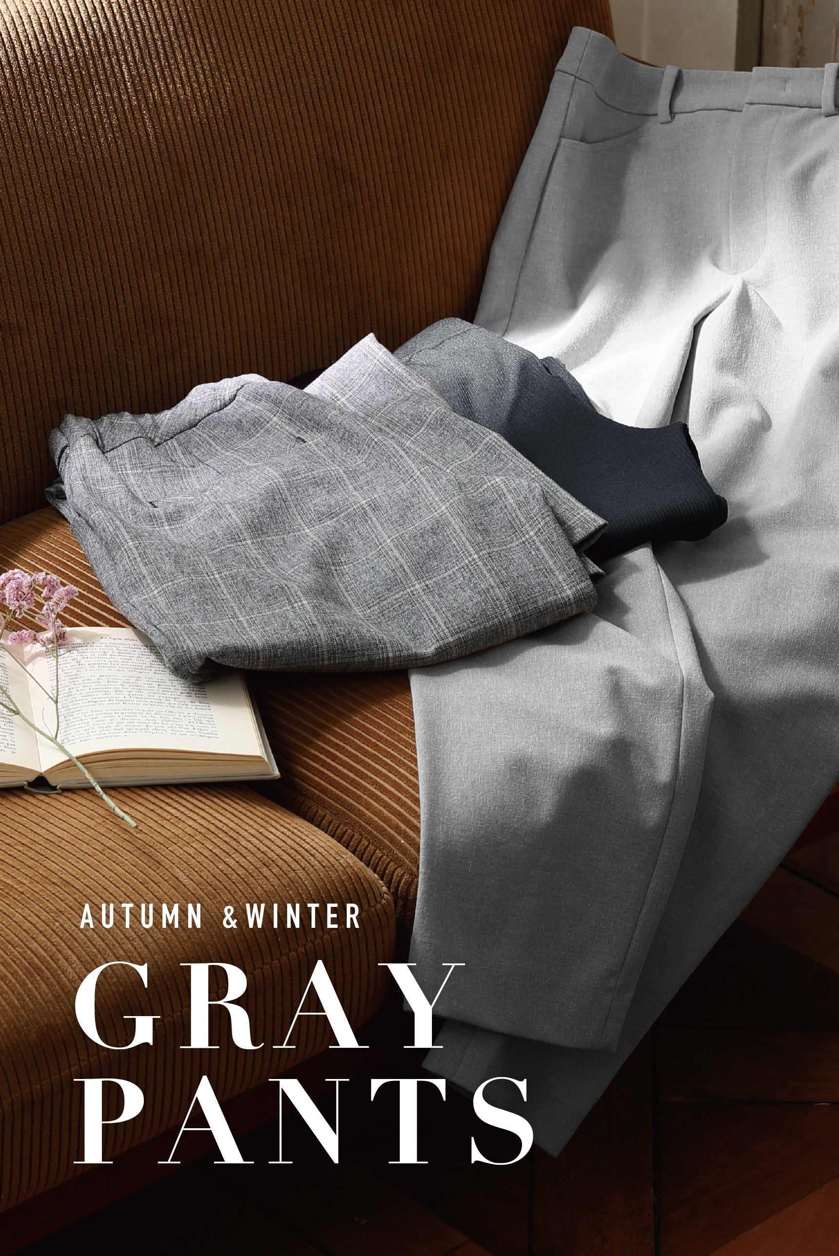 5 Gray Pants Outfits: Elegant Fall/Winter Styles for Women in Their 40s and 50s 