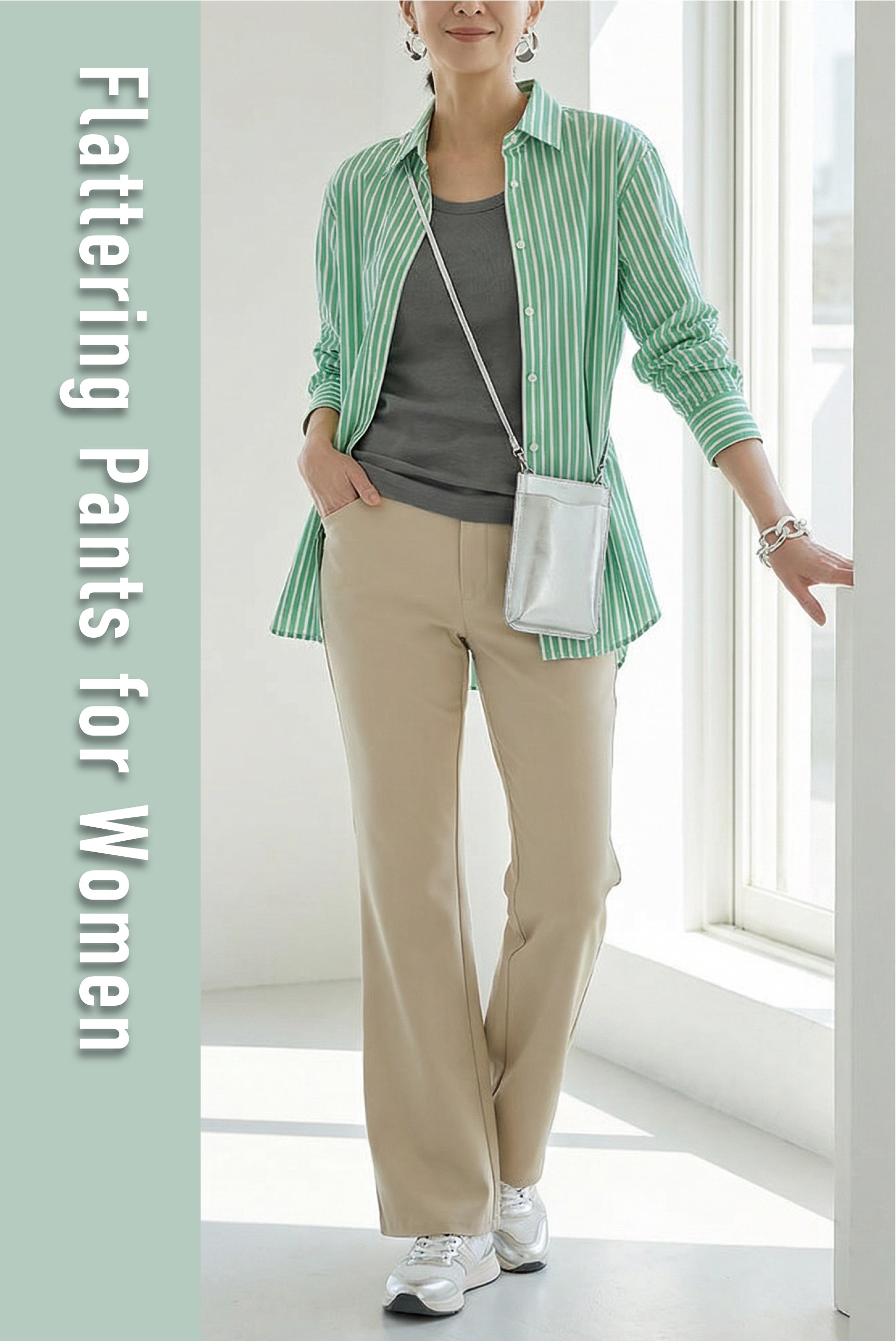 50代のパンツ選び｜太って見えない選び方とコーデ実例